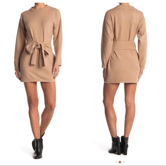 Flying Tomato Dresses & Skirts - Flying Tomato Sweater Dress with Tie Waist size Small